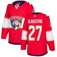 Youth Adidas Florida Panthers #27 Nick Bjugstad Premier Red Home NHL Jersey