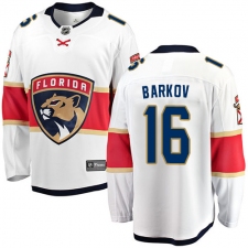 Men's Florida Panthers #16 Aleksander Barkov Fanatics Branded White Away Breakaway NHL Jersey