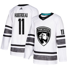 Men's Adidas Florida Panthers #11 Jonathan Huberdeau White 2019 All-Star Game Parley Authentic Stitched NHL Jersey