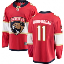 Men's Florida Panthers #11 Jonathan Huberdeau Fanatics Branded Red Home Breakaway NHL Jersey