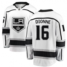 Men's Los Angeles Kings #16 Marcel Dionne Authentic White Away Fanatics Branded Breakaway NHL Jersey
