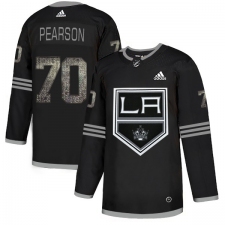 Men's Adidas Los Angeles Kings #70 Tanner Pearson Black Authentic Classic Stitched NHL Jersey