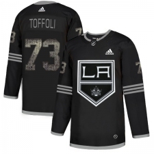 Men's Adidas Los Angeles Kings #73 Tyler Toffoli Black Authentic Classic Stitched NHL Jersey