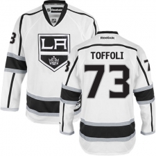 Youth Reebok Los Angeles Kings #73 Tyler Toffoli Authentic White Away NHL Jersey