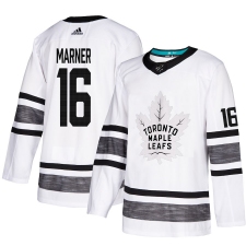 Men's Adidas Toronto Maple Leafs #16 Mitchell Marner White 2019 All-Star Game Parley Authentic Stitched NHL Jersey