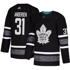 Men's Adidas Toronto Maple Leafs #31 Frederik Andersen Black 2019 All-Star Game Parley Authentic Stitched NHL Jersey