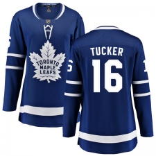 Women's Toronto Maple Leafs #16 Darcy Tucker Fanatics Branded Royal Blue Home Breakaway NHL Jersey