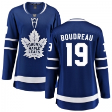 Women's Toronto Maple Leafs #19 Bruce Boudreau Fanatics Branded Royal Blue Home Breakaway NHL Jersey