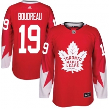 Youth Adidas Toronto Maple Leafs #19 Bruce Boudreau Authentic Red Alternate NHL Jersey