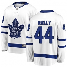Men's Toronto Maple Leafs #44 Morgan Rielly Fanatics Branded White Away Breakaway NHL Jersey