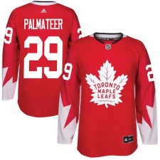 Youth Adidas Toronto Maple Leafs #29 Mike Palmateer Authentic Red Alternate NHL Jersey