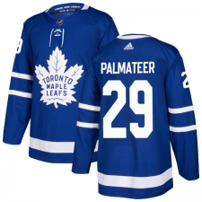 Youth Adidas Toronto Maple Leafs #29 Mike Palmateer Authentic Royal Blue Home NHL Jersey