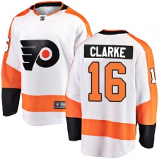 Youth Philadelphia Flyers #16 Bobby Clarke Fanatics Branded White Away Breakaway NHL Jersey