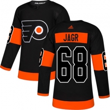 Men's Adidas Philadelphia Flyers #68 Jaromir Jagr Premier Black Alternate NHL Jersey
