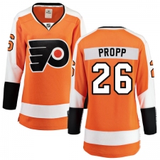 Women's Philadelphia Flyers #26 Brian Propp Fanatics Branded Orange Home Breakaway NHL Jersey