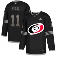 Men's Adidas Carolina Hurricanes #11 Jordan Staal Black Authentic Classic Stitched NHL Jersey