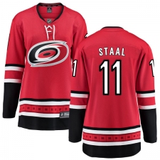Women's Carolina Hurricanes #11 Jordan Staal Fanatics Branded Red Home Breakaway NHL Jersey