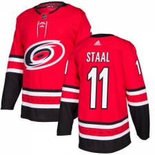 Youth Adidas Carolina Hurricanes #11 Jordan Staal Authentic Red Home NHL Jersey
