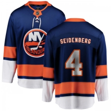 Men's New York Islanders #4 Dennis Seidenberg Fanatics Branded Royal Blue Home Breakaway NHL Jersey