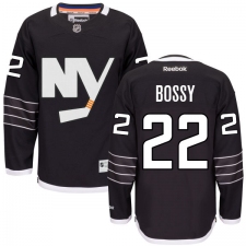 Men's Reebok New York Islanders #22 Mike Bossy Premier Black Third NHL Jersey