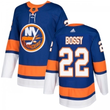 Youth Adidas New York Islanders #22 Mike Bossy Authentic Royal Blue Home NHL Jersey