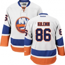 Men's Reebok New York Islanders #86 Nikolay Kulemin Authentic White Away NHL Jersey