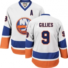 Men's CCM New York Islanders #9 Clark Gillies Premier White Throwback NHL Jersey