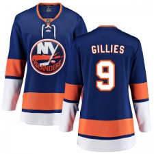 Women's New York Islanders #9 Clark Gillies Fanatics Branded Royal Blue Home Breakaway NHL Jersey