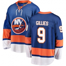 Youth New York Islanders #9 Clark Gillies Fanatics Branded Royal Blue Home Breakaway NHL Jersey
