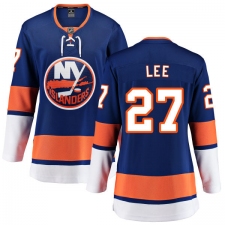 Women's New York Islanders #27 Anders Lee Fanatics Branded Royal Blue Home Breakaway NHL Jersey