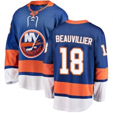 Men's New York Islanders #18 Anthony Beauvillier Fanatics Branded Royal Blue Home Breakaway NHL Jersey