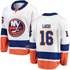 Men's New York Islanders #16 Andrew Ladd Fanatics Branded White Away Breakaway NHL Jersey