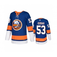 Men's New York Islanders #53 Casey Cizikas Royal Stitched Jersey