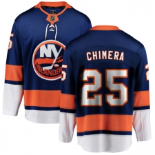 Men's New York Islanders #25 Jason Chimera Fanatics Branded Royal Blue Home Breakaway NHL Jersey