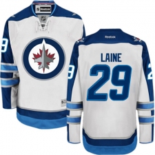Youth Reebok Winnipeg Jets #29 Patrik Laine Authentic White Away NHL Jersey