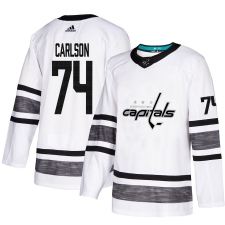 Men's Adidas Washington Capitals #74 John Carlson White 2019 All-Star Game Parley Authentic Stitched NHL Jersey