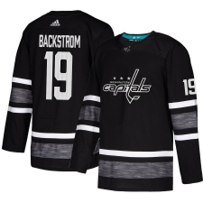 Men's Adidas Washington Capitals #19 Nicklas Backstrom Black 2019 All-Star Game Parley Authentic Stitched NHL Jersey