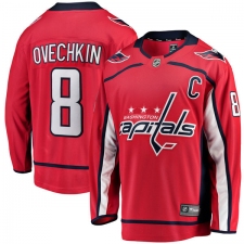 Youth Washington Capitals #8 Alex Ovechkin Fanatics Branded Red Home Breakaway NHL Jersey
