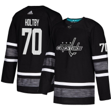 Men's Adidas Washington Capitals #70 Braden Holtby Black 2019 All-Star Game Parley Authentic Stitched NHL Jersey