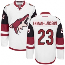 Men's Reebok Arizona Coyotes #23 Oliver Ekman-Larsson Authentic White Away NHL Jersey