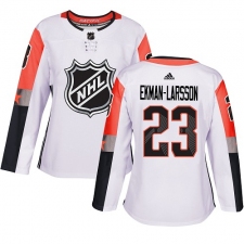 Women's Adidas Arizona Coyotes #23 Oliver Ekman-Larsson Authentic White 2018 All-Star Pacific Division NHL Jersey