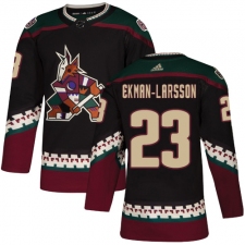 Youth Adidas Arizona Coyotes #23 Oliver Ekman-Larsson Premier Black Alternate NHL Jersey