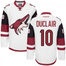 Youth Reebok Arizona Coyotes #10 Anthony Duclair Authentic White Away NHL Jersey