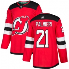 Men's Adidas New Jersey Devils #21 Kyle Palmieri Premier Red Home NHL Jersey