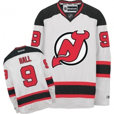 Youth Reebok New Jersey Devils #9 Taylor Hall Authentic White Away NHL Jersey
