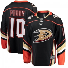 Men's Anaheim Ducks #10 Corey Perry Fanatics Branded Black Home Breakaway NHL Jersey