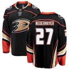 Men's Anaheim Ducks #27 Scott Niedermayer Fanatics Branded Black Home Breakaway NHL Jersey