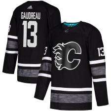 Men's Adidas Calgary Flames #13 Johnny Gaudreau Black 2019 All-Star Game Parley Authentic Stitched NHL Jersey