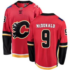 Youth Calgary Flames #9 Lanny McDonald Fanatics Branded Red Home Breakaway NHL Jersey