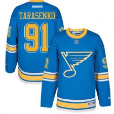 Youth Reebok St. Louis Blues #91 Vladimir Tarasenko Premier Blue 2017 Winter Classic NHL Jersey